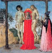 PERUGINO, Pietro St. Jerome Supporting Two Men on the Gallows china oil painting artist